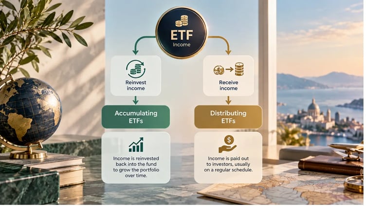 ACCUMULATING ETFs VS DISTRIBUTING ETFs