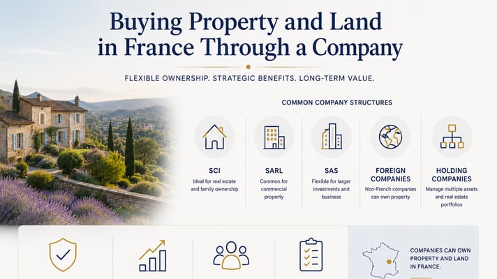 BUYING PROPERTY IN FRANCE THROUGH A COMPANY.