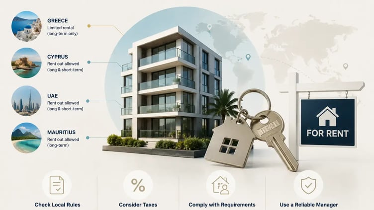 CAN YOU RENT OUT GOLDEN VISA PROPERTY
