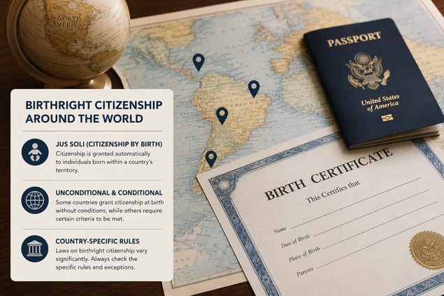 Citizenship by Place of Birth List
