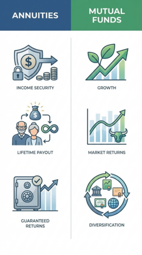 Annuities vs Mutual Funds