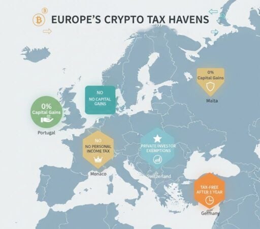 Best Crypto Tax-Free Countries in Europe
