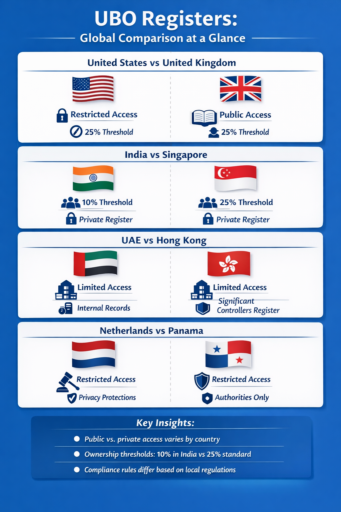 Countries With No Ultimate Beneficial Ownership Register