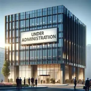 What does it mean when a company is in administration