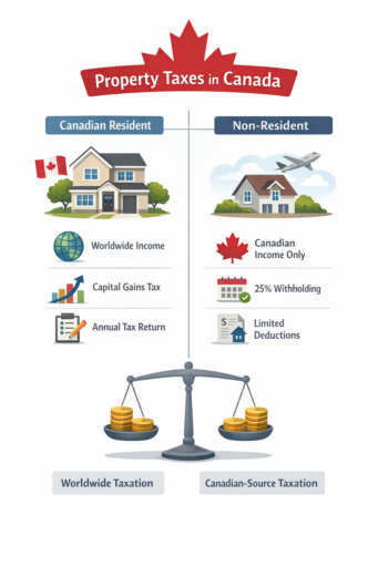 Canadian property taxes abroad