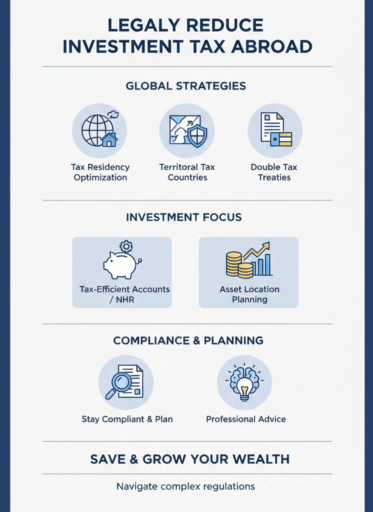 Legally Reduce Tax on Investment Income Abroad