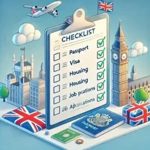 Moving from Canada to the UK checklist