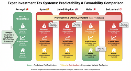 Investment Income Tax for Expats in Portugal