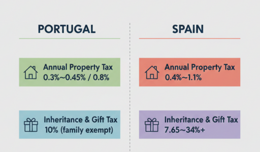 Taxes in Portugal vs Spain