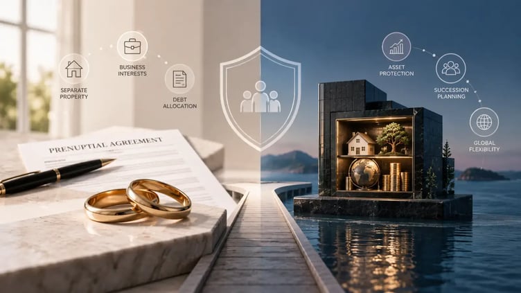 OFFSHORE TRUST VS PRENUP