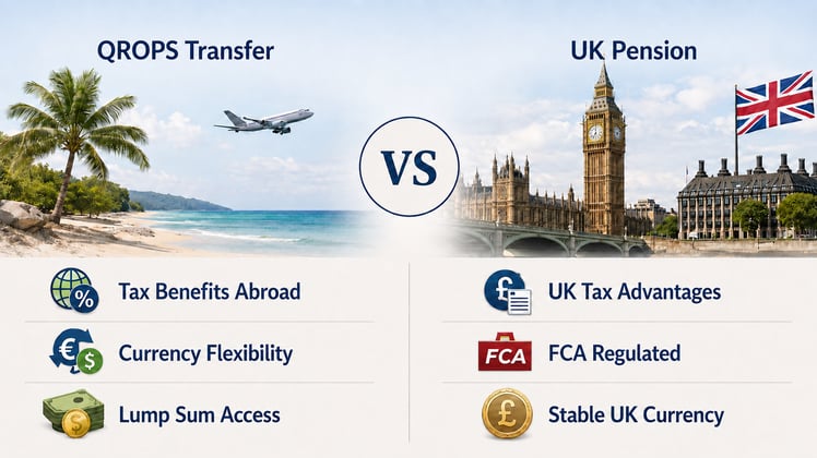 QROPS transfer vs UK pension