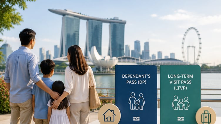 SINGAPORE DEPENDANTS PASS AND LONG-TERM VISIT PASS