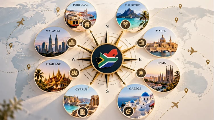 WHICH COUNTRIES CAN SOUTH AFRICANS RETIRE IN EASILY