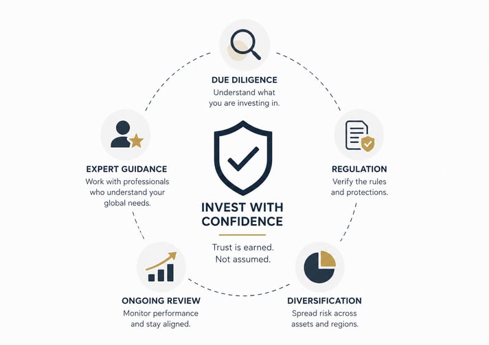 What gives wealthy expats confidence when investing abroad