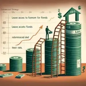 Laddering your certificates of deposit allows you to increase the interest you earn while still maintaining some flexibility to access your investment.