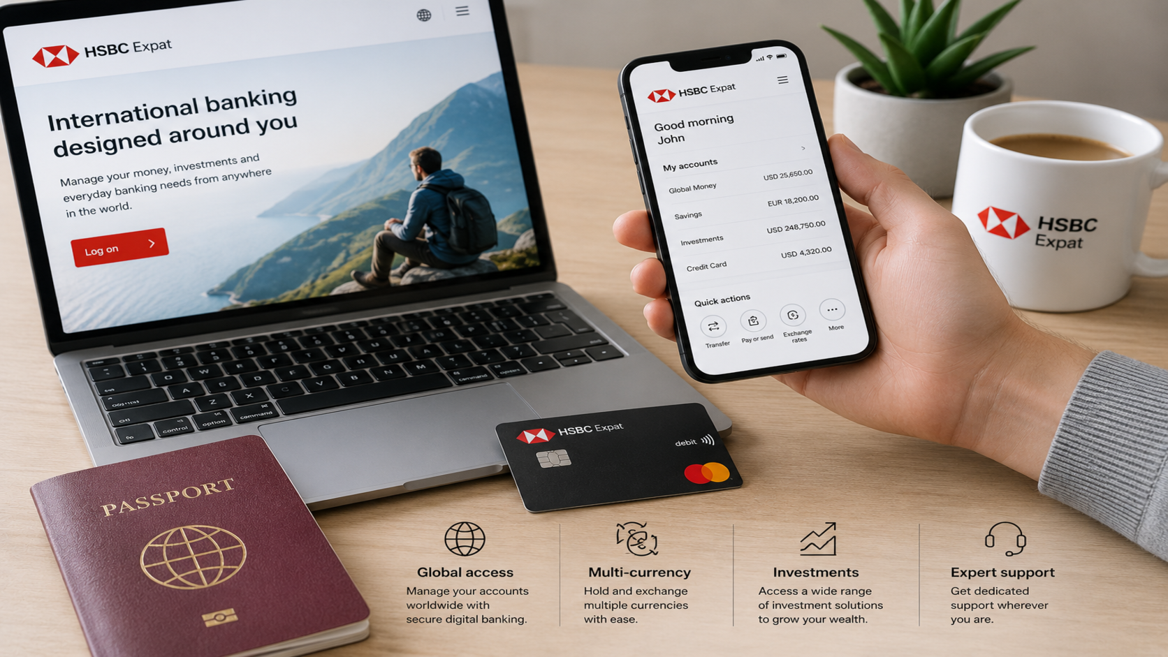 hsbc expat products and services