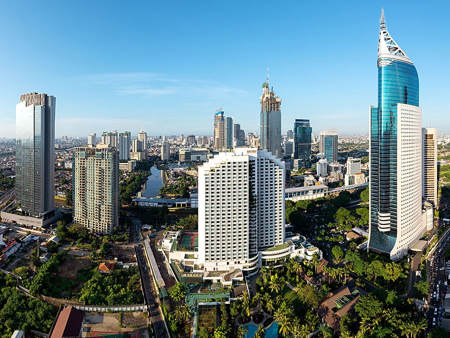 business district Central Jakarta Indonesia