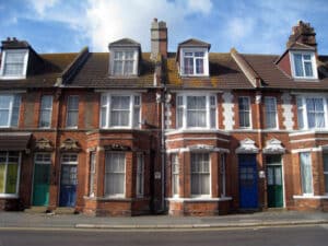 British terraced houses