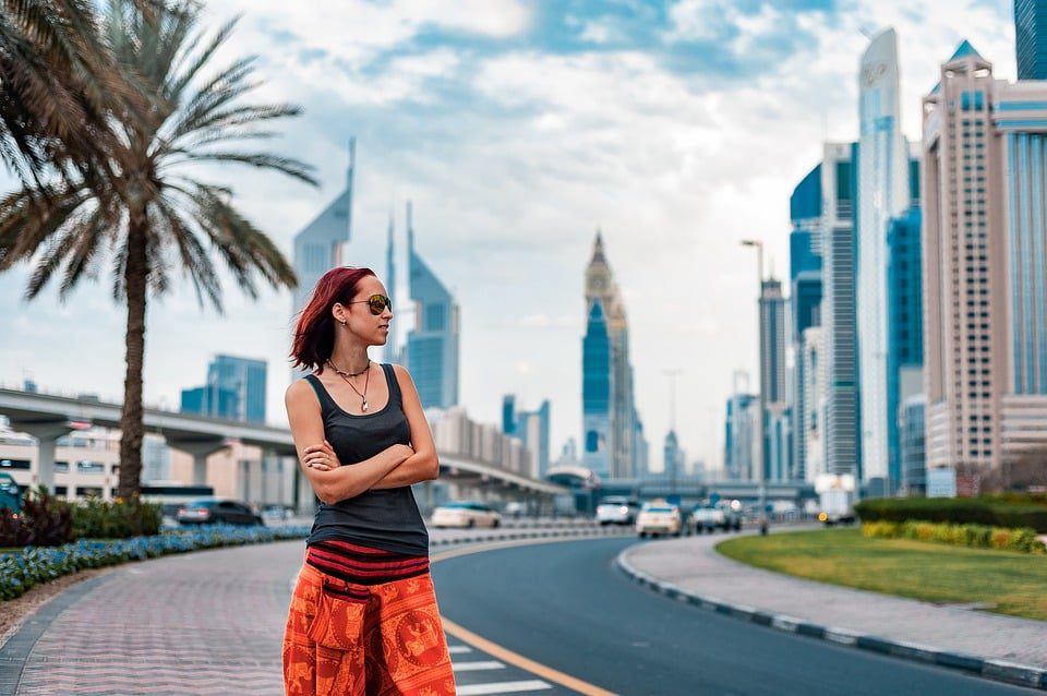 Girl Emirates Arab City Uae Tourism Dubai 4010829
