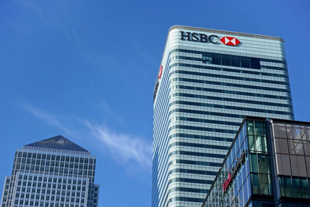 HSBC Holdings headquarters at 8 Canada Square Canary Wharf