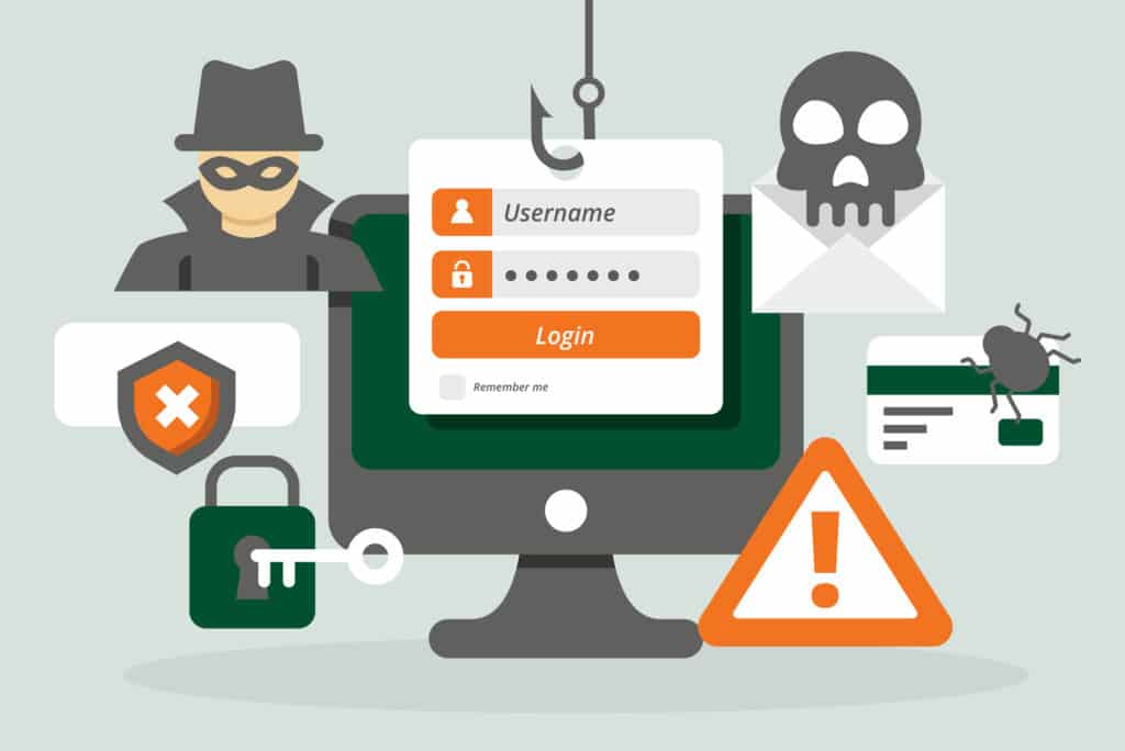 Clicking suspicious links in phishing emails can lead to loss of money from your account.