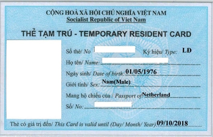 Temporary Residency in Vietnam