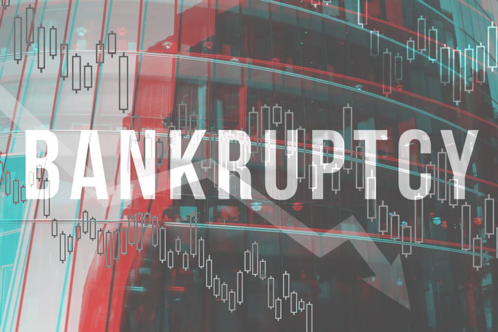 Bankruptcy concept