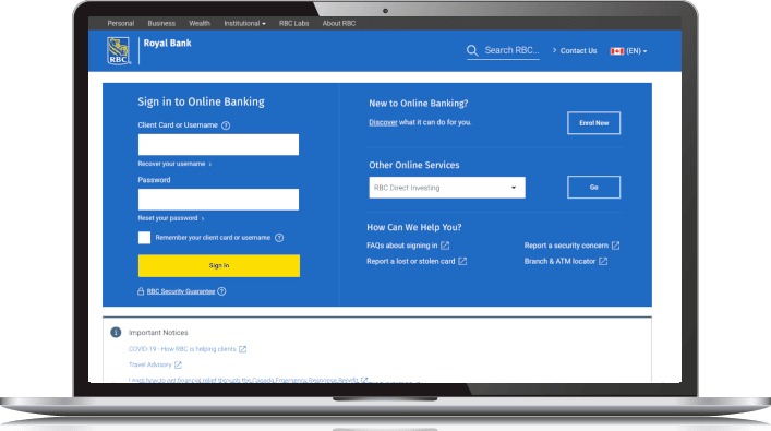 RBC Savings Account Review: you have free access to online, mobile, and telephone banking