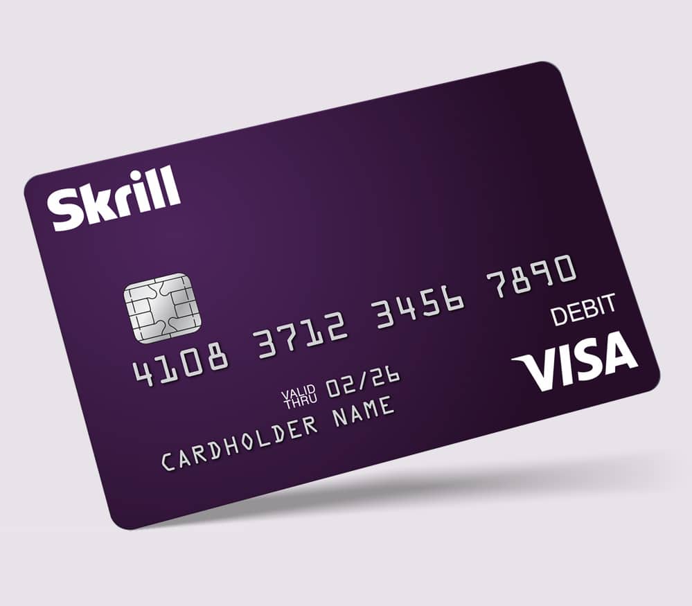Skrill visa card