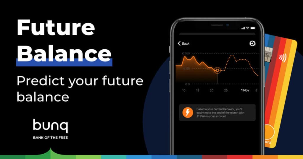 Bunq review: the future balance feature is a helpful tool for managing your money.