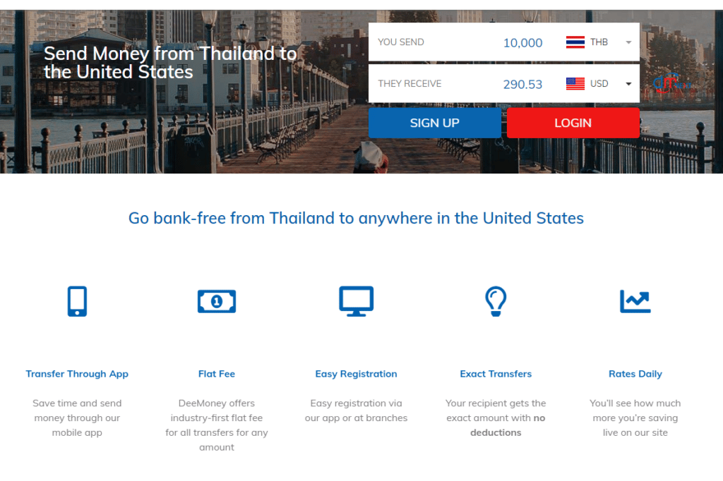 How to Send Money from Thailand: Use DeeMoney