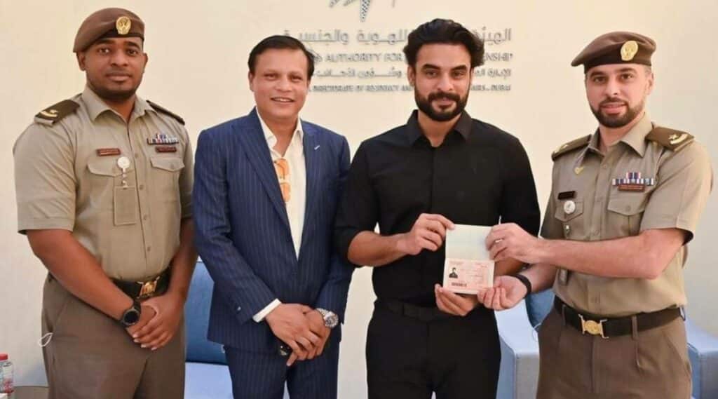 Bollywood actror Tovino Thomas receives his UAE Golden Visa