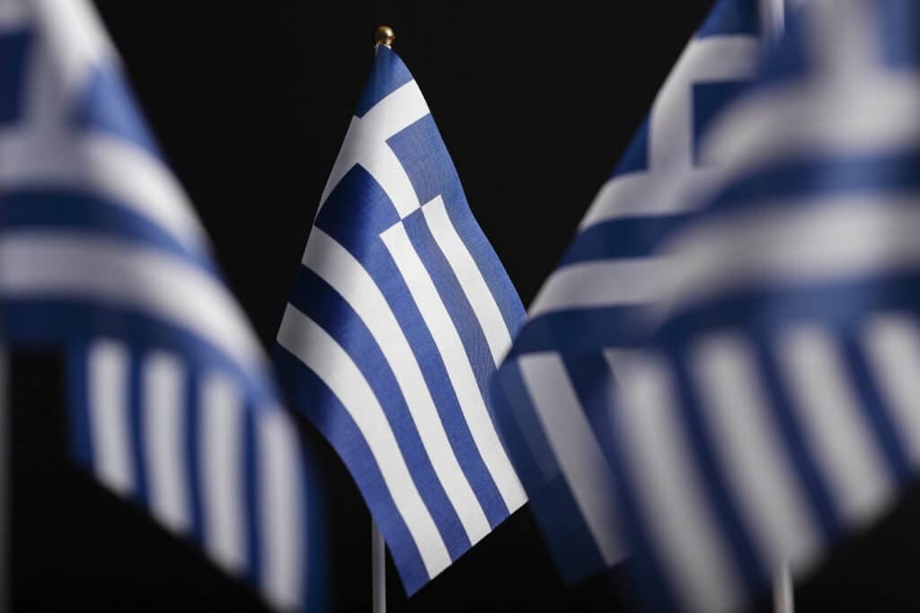retiring in greece flag