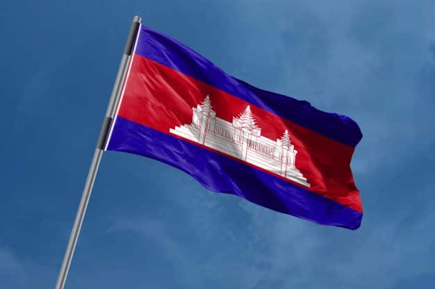 How to Retire in Cambodia flag