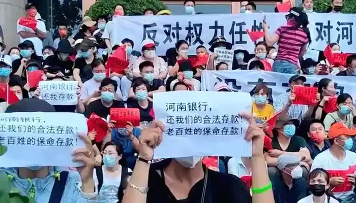 chinese homeowners protest