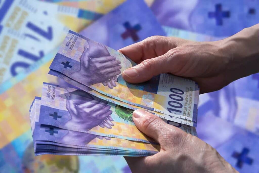 swiss pension francs