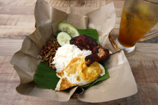 Malaysian cuisine features influences from a wide variety of cultures.