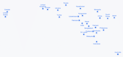 sentbe locations