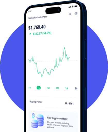 Hapi App stock market trading