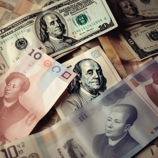 23745 bank notes of US dollar euro Chinese yuan Japanese 3bfe2a5c 396d 4f55 84ad a1471933b8b9