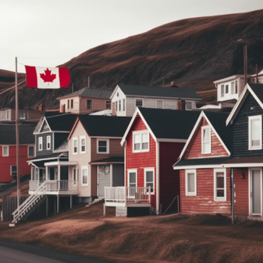 65 a photo of houses in canada. and there is canada f 0abd72d6 31e3 4856 a006 d51e3dbc3be5