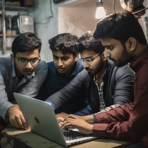 22578 a group of Indian guys are working on their laptop 56b92377 0ba0 4ee1 a2f8 10cb6aadd4b2