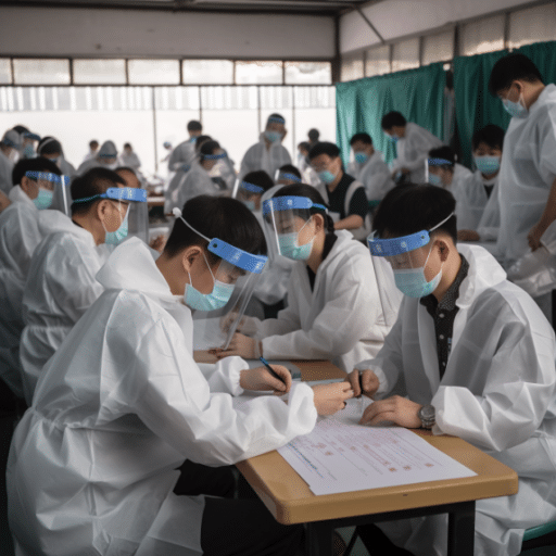 Third Week of June News 3 23115 80 Chinese people wearing a mask adn getting test 36d0d64d 1848 4587 b226 c834c5bb4795