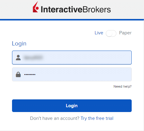 Interactive Brokers login