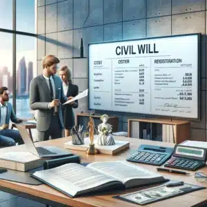 Civil Will Cost and Registration Process