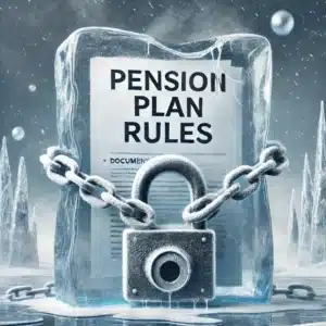 Why are UK pensions frozen