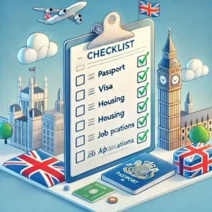 Moving from Canada to the UK checklist