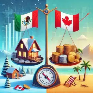 Is it cheaper to live in Mexico than Canada?