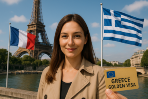 Live in France with Greek golden Visa