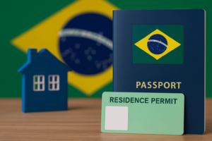 how to get residency in brazil